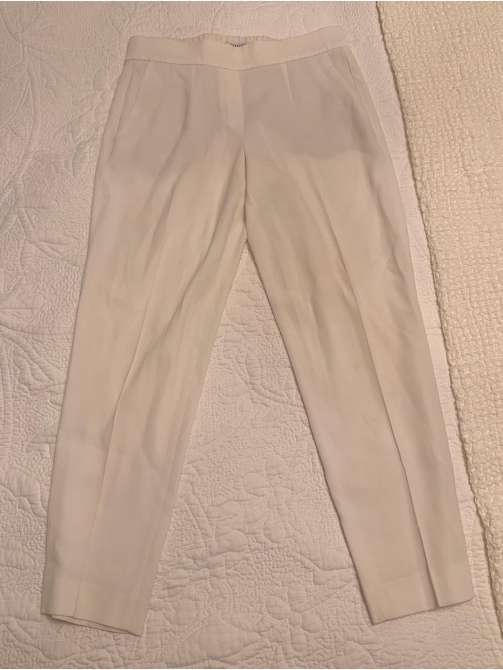Babaton Ivory Straight-Leg Pants